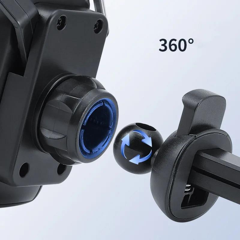 2024 Racing Seat Shape Car Phone Holder Mount Stand Cell Clip 360 Degree Rotatable Bracket Cars Accessories For Iphone Samsung