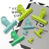 Apple Green Metal Folder Clip 22-90mm - Round Iron Diary & Ticket Holder