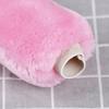 3Pcs/set Winter Pink Soft Warm Plush Car Steering Wheel Cover Handbrake Covers
