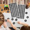 1 Inch Number Sticker, Waterproof Round Consecutive Number Stickers 1-100,Black Small Vinyl Decals for Office, Classroom, Storage, Inventory, Indoor,