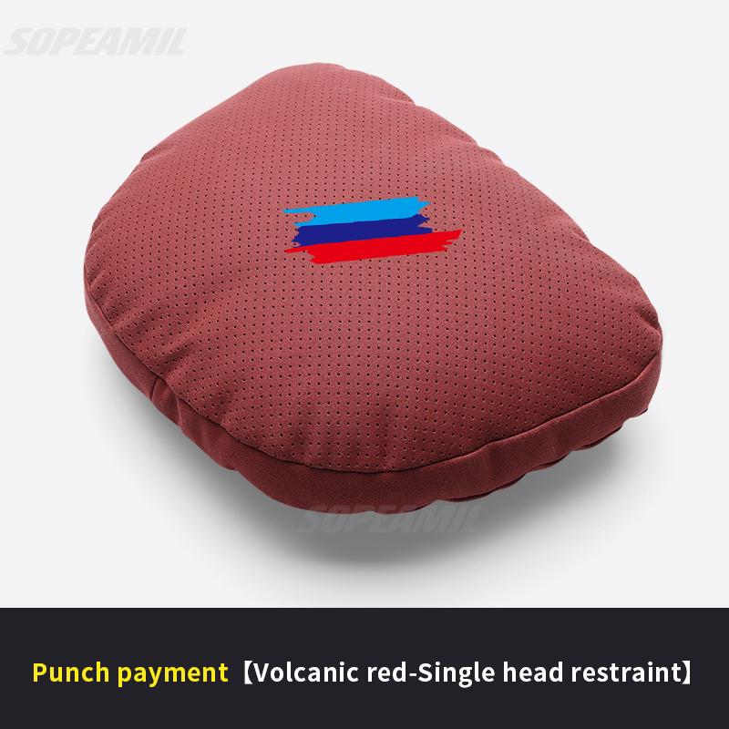 BLQ1 For BMW M X1 X3 X5 X6 G20 G30 E36 E39 E46 E90 E92 F15 F20 F25 F30 Car Headrest Neck Support Seat Lumbar Cushion Soft Neck Pillow