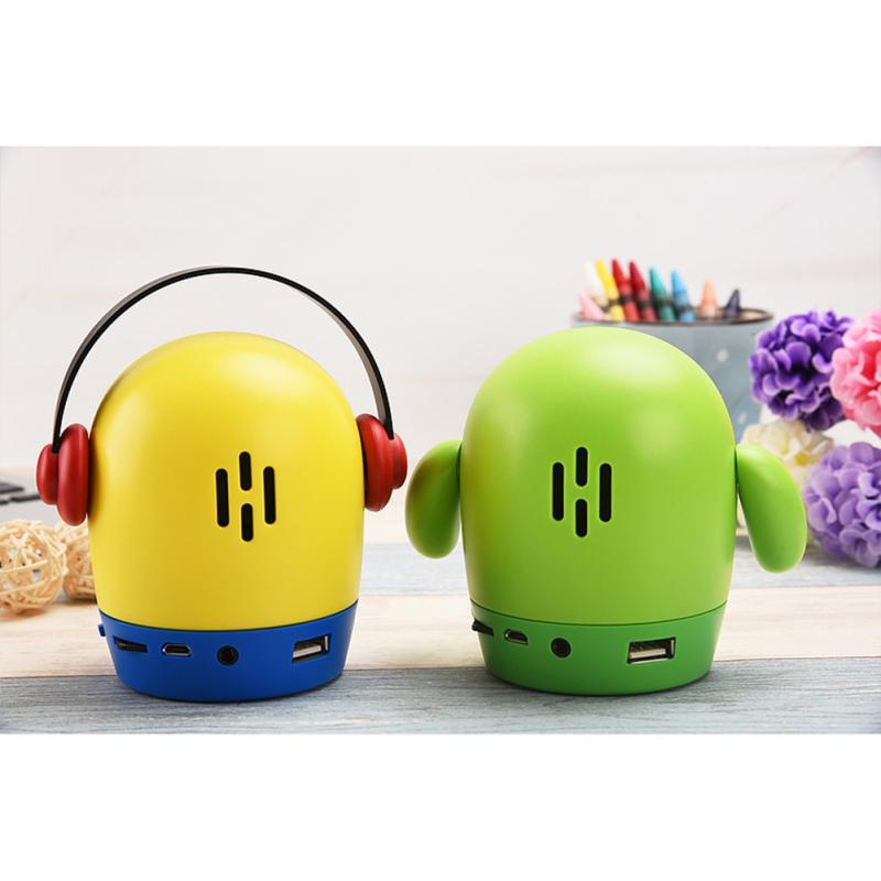 Altavoz Mini Inalámbrico Compatible con Bluetooth para Niños Altavoz Portátil Inalámbrico Bluetooth V3.0 Con Tarjeta TF