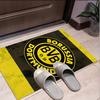 Borussia Dortmund Muster Teppich, Innen-/Außenmatte, für Picknick, Spielzimmer, Schlafzimmer, Büro, Wohnzimmer, Heimdeko Teppich, Geburtstagsgeschenk