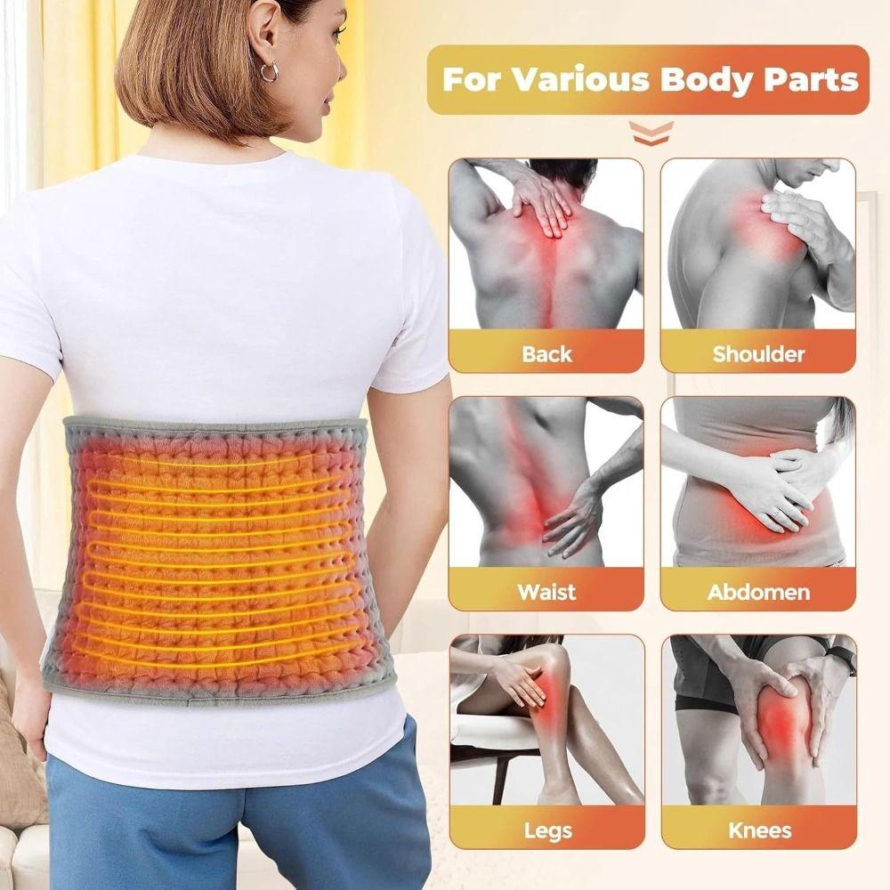 Portable Warm Thermal Pad Temperature Control Warming Back Belt Electric Thermal Blanket  Home