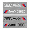 2Pcs Car Body Decoration Stickers Door Personalized Sporty Stickers For Audi A3 A4 B8 8P 8V A6 C7 A5 Q5 B7 B6 B9 QUTTRO RS Q3 Q7 S3 S4 S5 S6 S8