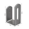 2/4/6/8Pcs Pot Lid Rack Pot Cover Cutting Board Holder Sponge Storage Shelf Kitchen Bathroom Wall Mounted Organizer Rack