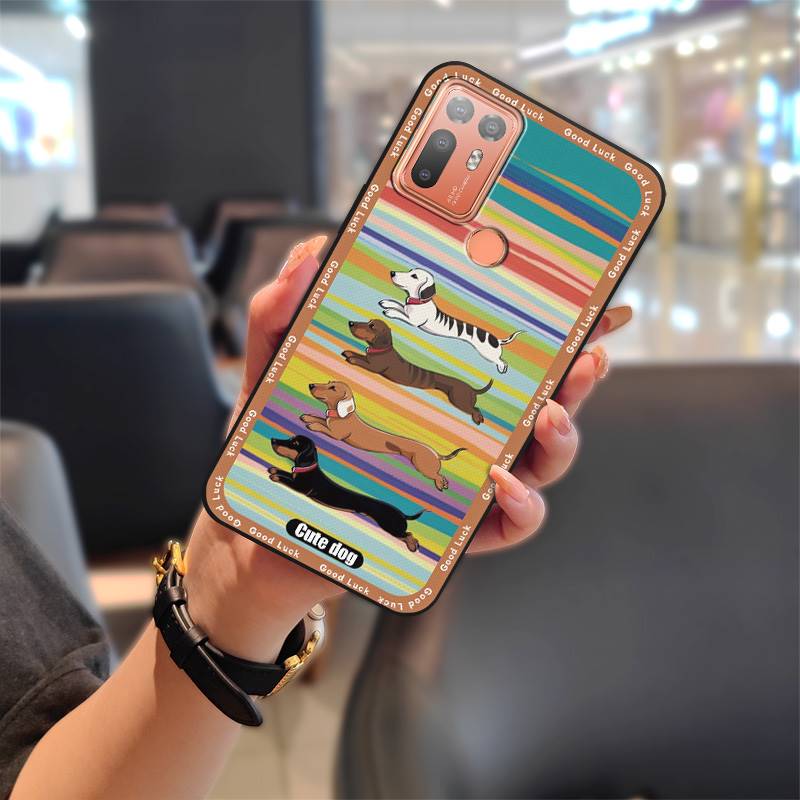 Full Wrap Anti-dust Phone Case For HTC Desire 20 Plus/D20+ Durable Anti-knock TPU Phone Pouch Soft Case Waterproof Cute