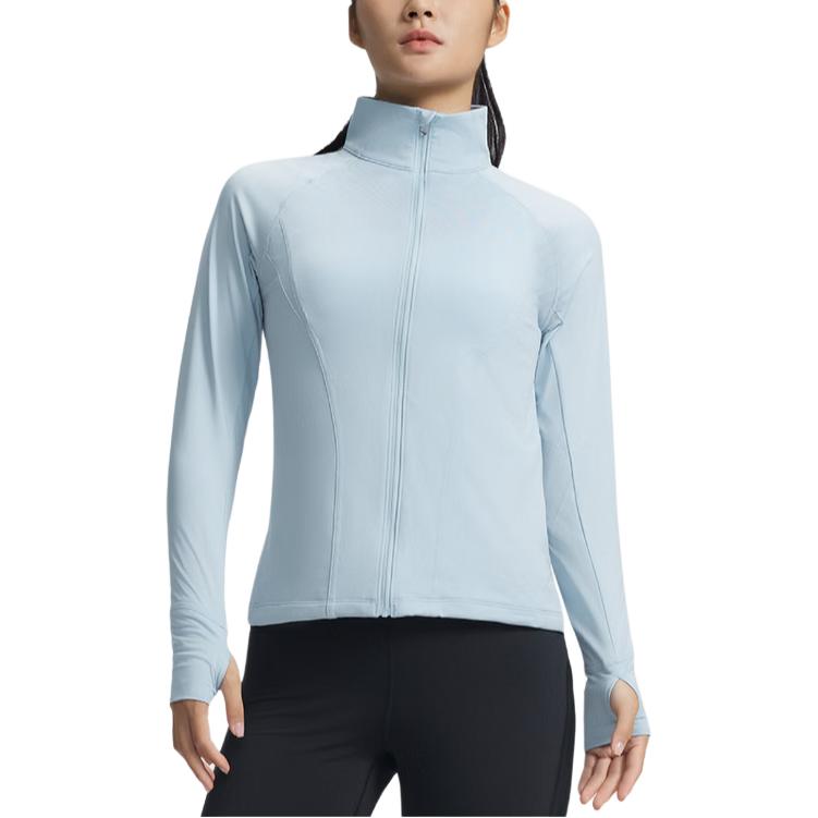 Under Armour Elite Vent Fitted Stand Collar Zip Long Sleeve Jacket Women jackets 6010113-453