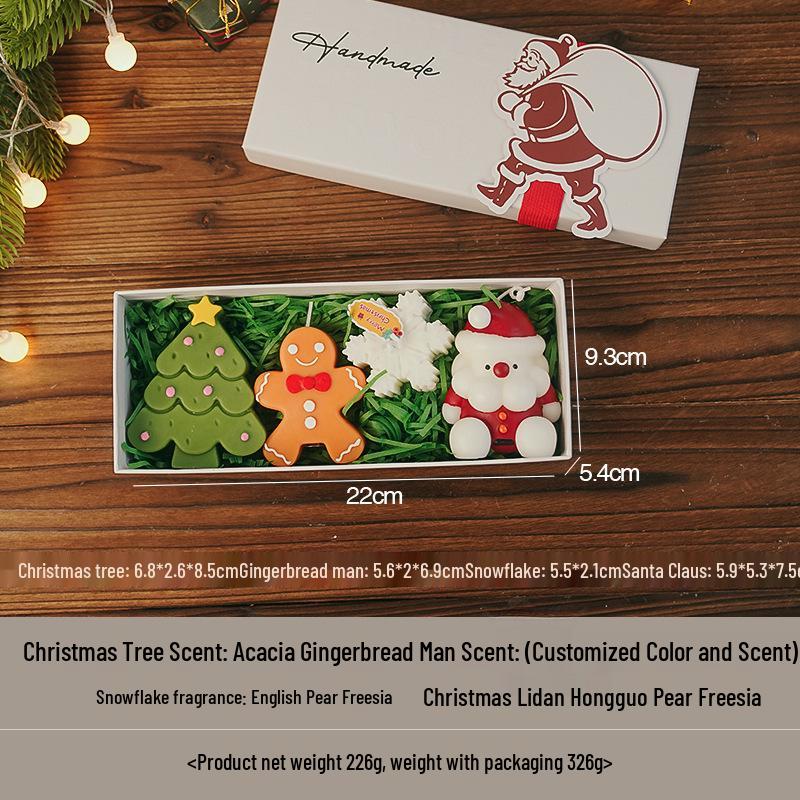 Santa Claus Scented Candle Gift Set - Festive Fragrance for Holiday Atmosphere