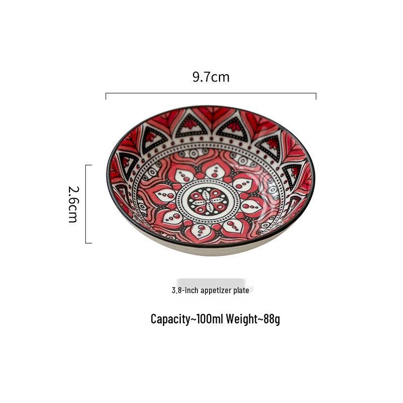 Bohemian Ceramic Omáčka na namáčení - Malé kořenky pro japonskou kuchyni a dezerty