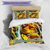 3pcs Agatsuma Zenitsu Cover Set - Personalized Name, HD Printed Bedding with 1 Cover and 2 Pillowcases - Perfect for Home Decor, Easy Care