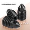 För Bambu Lab X1/P1P Munstycke 0.6 0.8 1.0Mm Härdat Stål Cht Kloning Mässingsmunstycke Uppgraderad Hotend Stål För Bambu Lab 3D-skrivare