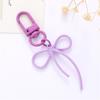 Fashion Bowknot Keyholders Lovely Bows Keychain Metal Keyrings Creative Bag Charm Handbag Charm for Women Girls