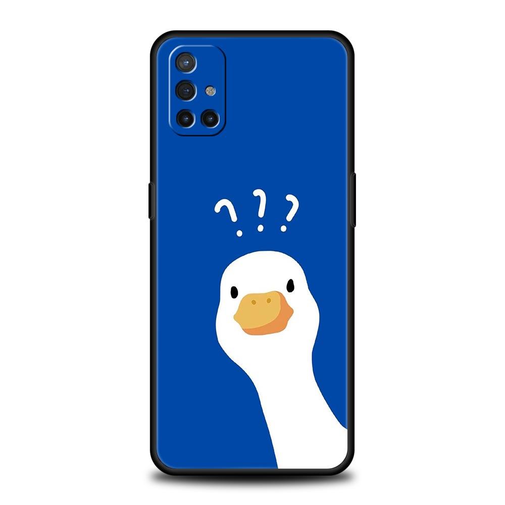 Phone Case For OnePlus 11 10 9 Pro 9T 12R 10R 9R 9RT 10T 8T 8 7 6T 7T Nord 2T CE 2 5G N200 N10 N100 Soft Silicone Cover Duck Art