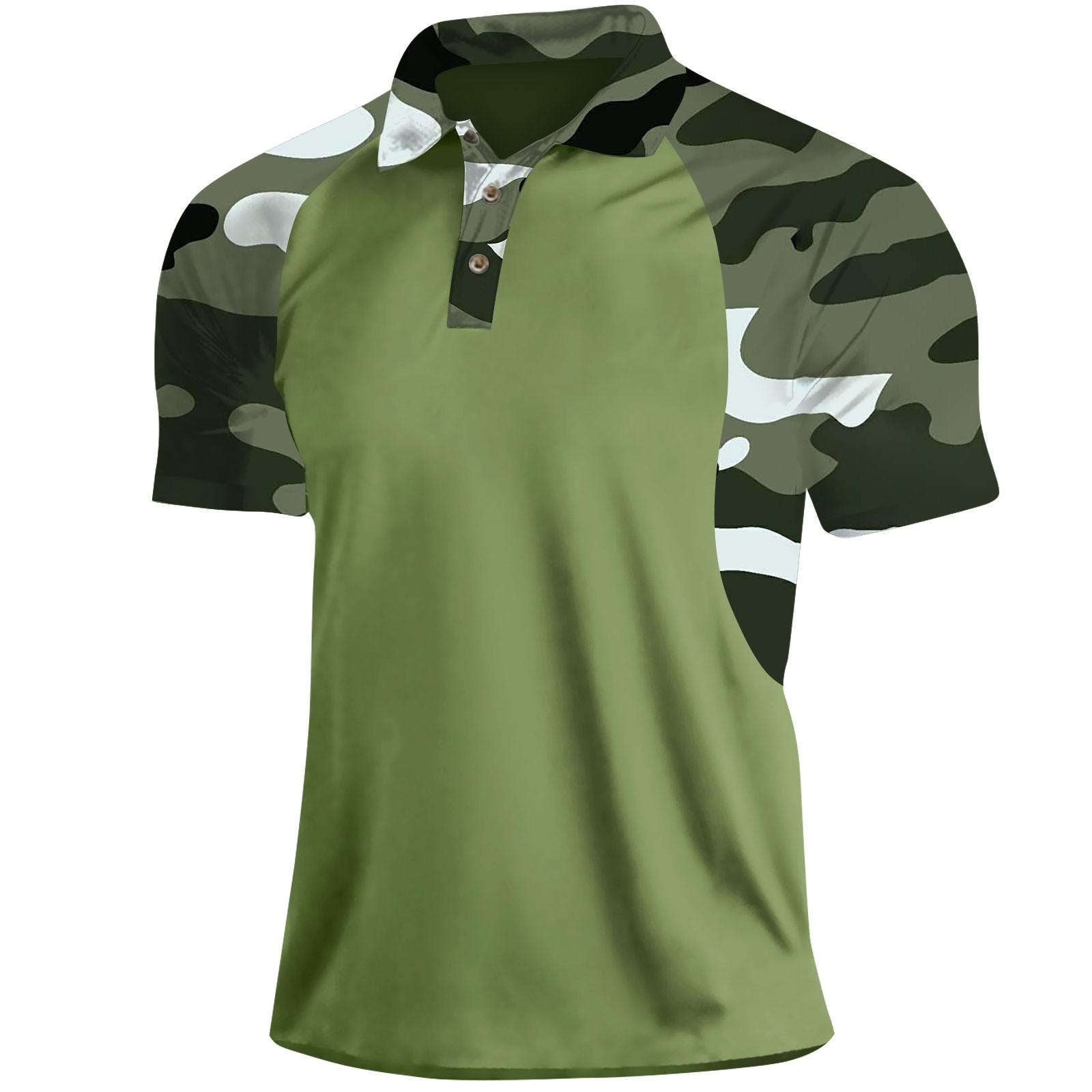 Мужская летняя футболка с камуфляжным принтом короткий рукав XL 1733₽