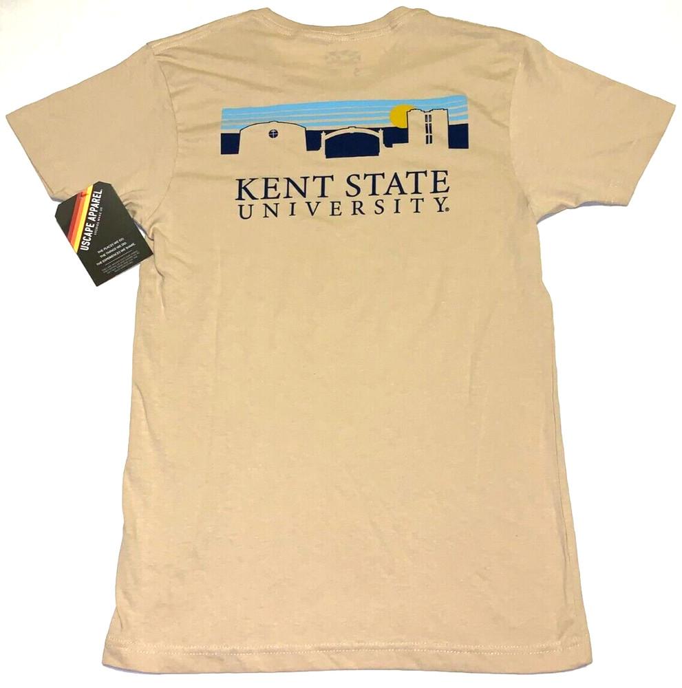 Kent State University Kent Ohio Beige T-Shirt New! NWT LARGE Unisex T-Shirt M