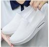 Damen Frühlings Fly-Knit Luftpolster Sneaker - Atmungsaktiv, Weiche Sohle, Höhensteigernd, Bequeme Mesh Freizeitschuhe