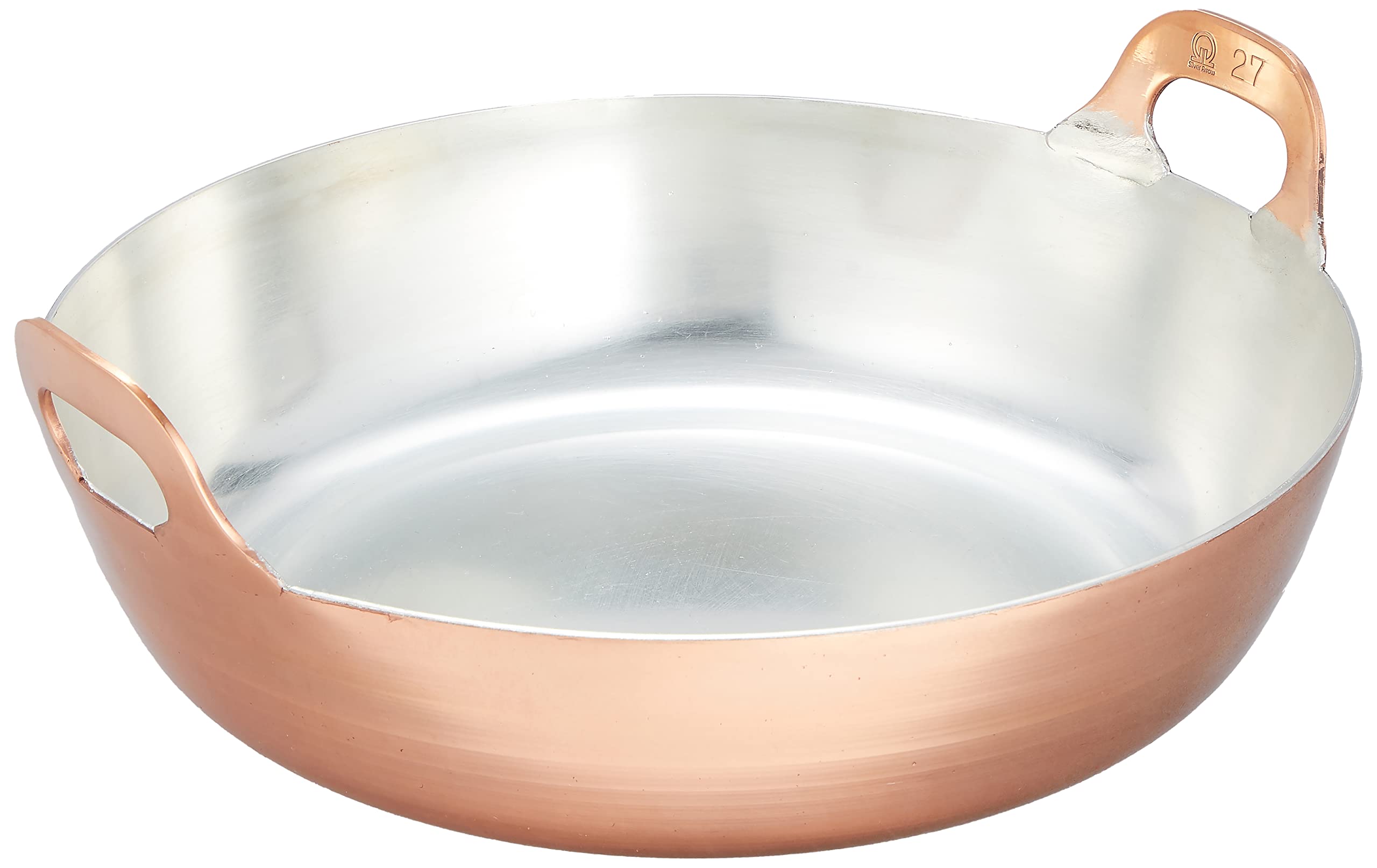 

Endo Shoji TKG Tempura Pot Copper 27cm Depth 65 Thickness Mass Capacity Cooks quickly with the thermal conductivity of copper Commercial use AAG08027