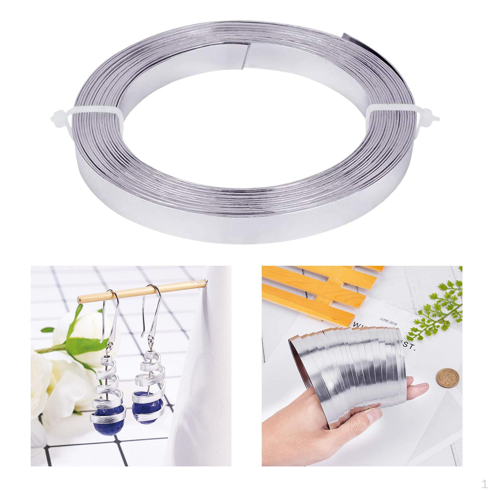 

10 Алюминиевая проволока 18 Ширина DIY Скульптура Поделки Изготовление ювелирных изделий, Серьга Подвеска серебряный