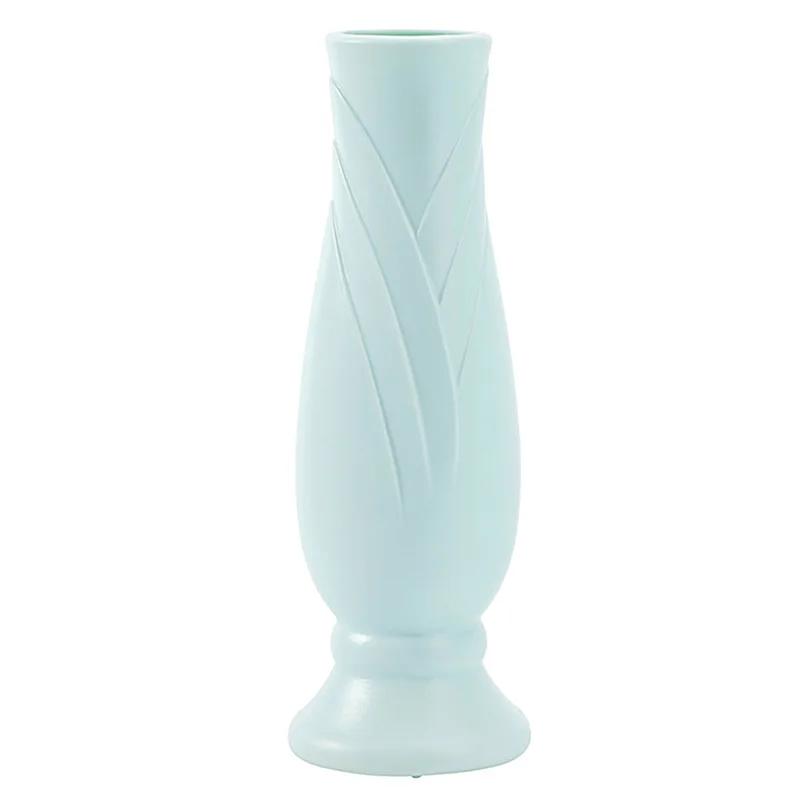 1 Pz Vaso per fiori moderno Vaso di plastica bianco rosa Vaso per fiori Cesto Nordico Casa Soggiorno Decorazione Ornamento Disposizione floreale