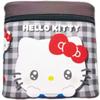 Hatayama Shoji Sanrio Vanity Pouch with Mirror Face Hello Kitty Black Cosmetic Accessory Case Character Size: Approximately H17 X W17 D17cm 34203839