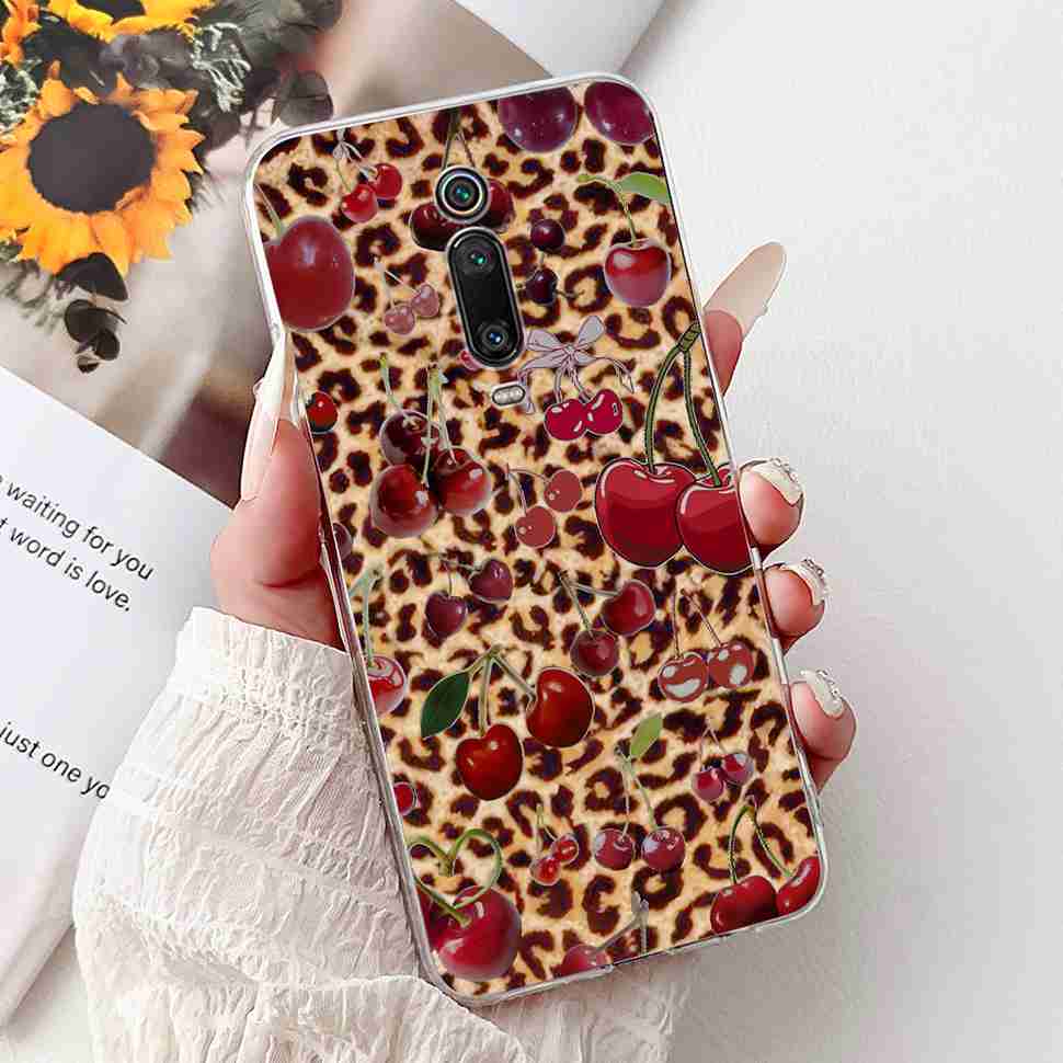 For Xiaomi Mi 9T M1903F10G Case Fashion Painting Soft Silicone TPU Cover For Xiaomi Mi 9T Mi9t 6.39" Flower Girl Phone Casing