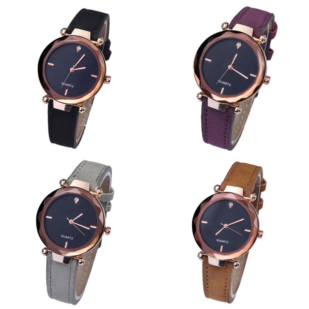 Stylish Ladies' Round Dial Wrist Watch With Chic Design And Adjustable Pin Buckle