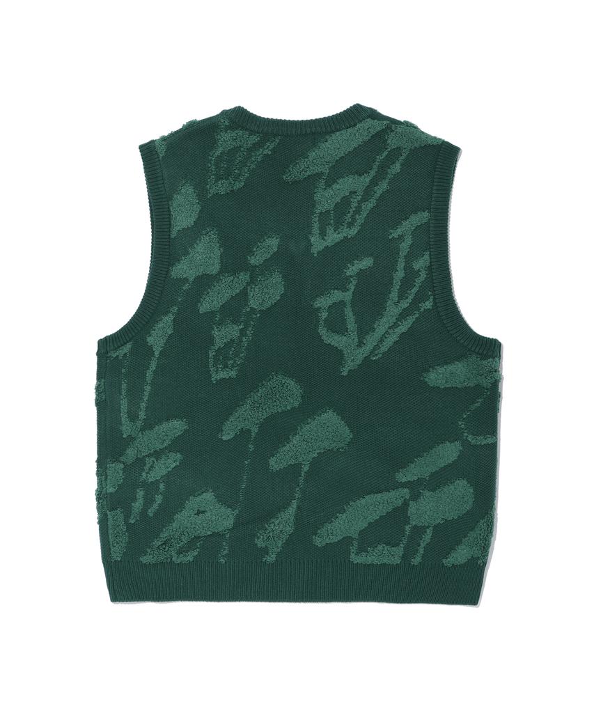 Critic Pile Mushroom Vest Green