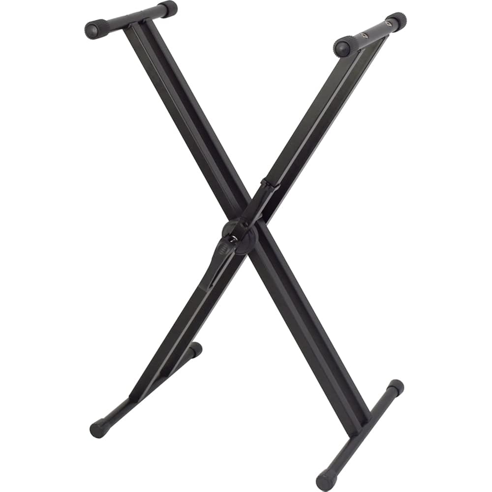 KC Kyoritsu Keyboard Stand, X-Type, Double Leg, Stepless Height Adjustment, Dual Safety Functions...