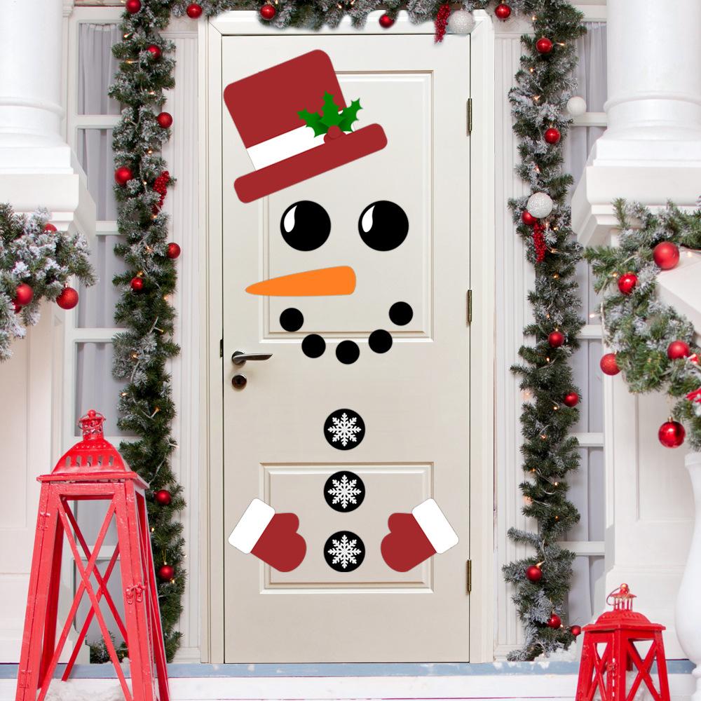 Fridge Stickers Fridge Door Decals Christmas Decorations Funny Home Decor for Metal Wood Holiday Party Birthday Couples