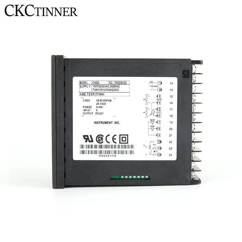 Dual Output SSR and Relay CH102 CH402 CH702 CH902 2 ALarms LCD Digital PID Intelligent Temperature Controller 100-240VAC