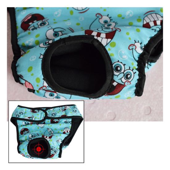 Cute Female Dog Cartoon Diaper Washable Sanitary Physiological Pants Underwear