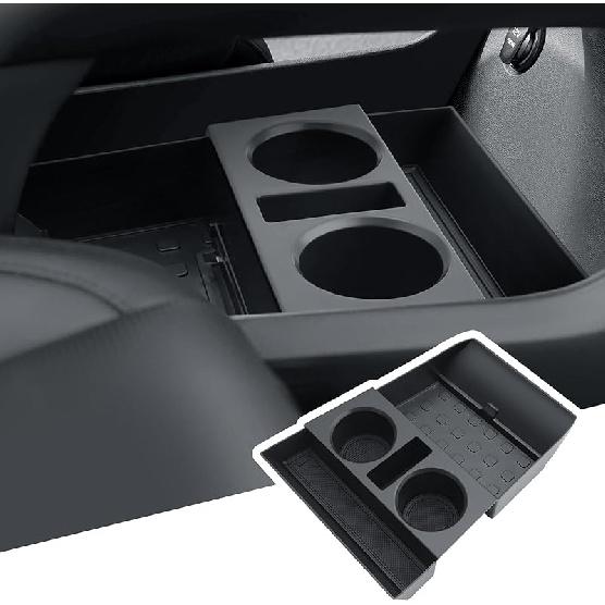 BIBIB0 для 2024 2025 Hyundai Kona Органайзер для центральной консоли 2024 2025 Hyundai Kona SX2 Лоток для консоли 2024 Kona Вставной органайзер 2024 Hyundai Kona Black-2024+ Santa Fe unde