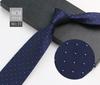 Men'S Tie Business Shirt, Striped Security Professional Dress Plus Logo8Cm Hand-Typed