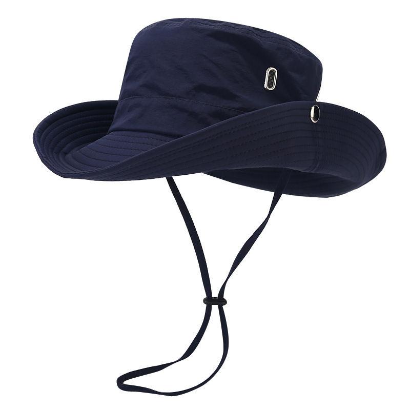 Men Sun Hat Wide Brim UV Protection Safari Hiking Camping Bucket Hats Fishing Fisherman Hat