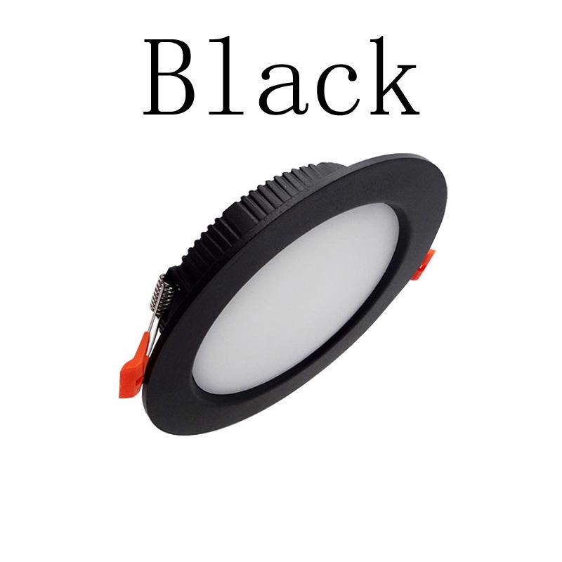 

AC220V110V Ultra-thin LED Downlight Spotlight Ceiling Light Grid Light 3W5W7W9W15W18W24W30W Recessed Downlight LED Panel Light 3W&Cold white 6000K чорний