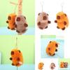 Cute Capybara Stuffed Animal Keychain Delightful And Quirky Plush Toy