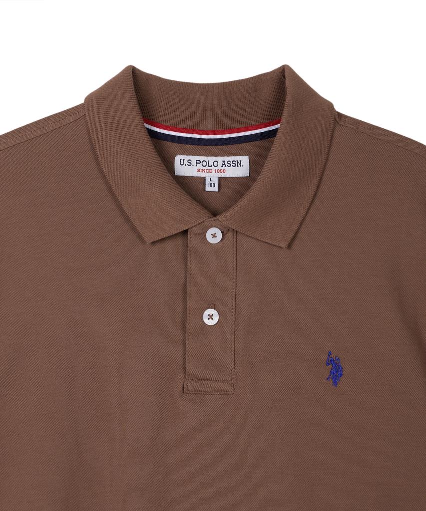 USPOLOASSN Summer Polo Shirt_Brown