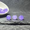 Strawberry Crystal Floating Flower Loose Beads for DIY Bracelets, Necklaces, and Jewelry Accessories.