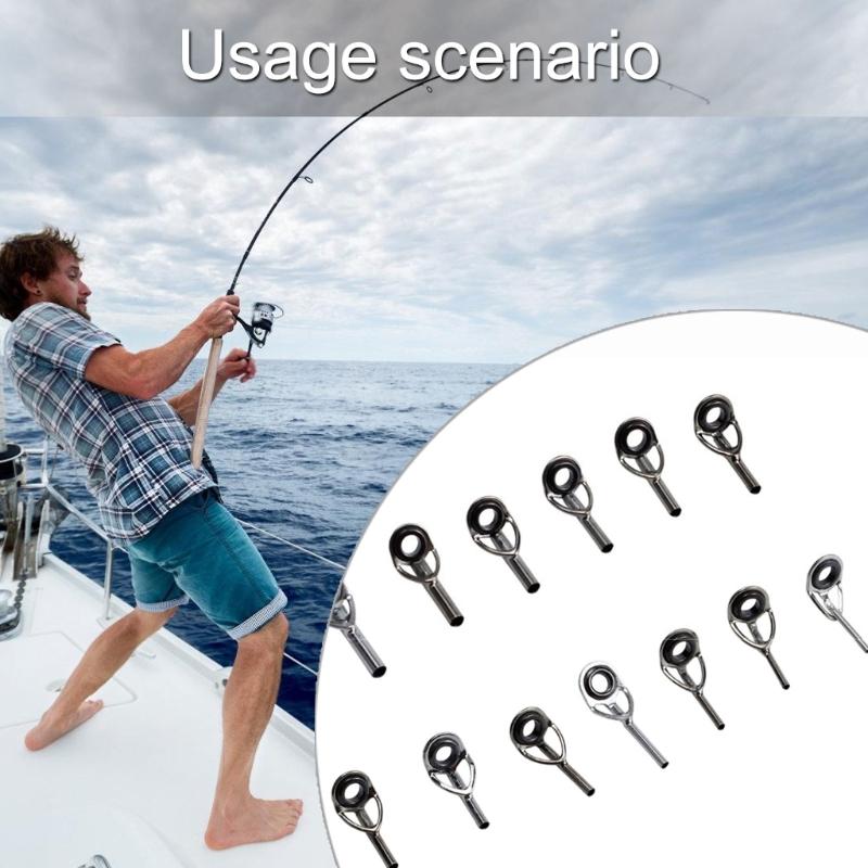 Ceramic Insert Fishing Rod Top Saltwater Freshwater Fishing Box Fishing Tackle for Enhancing Durability and Portability