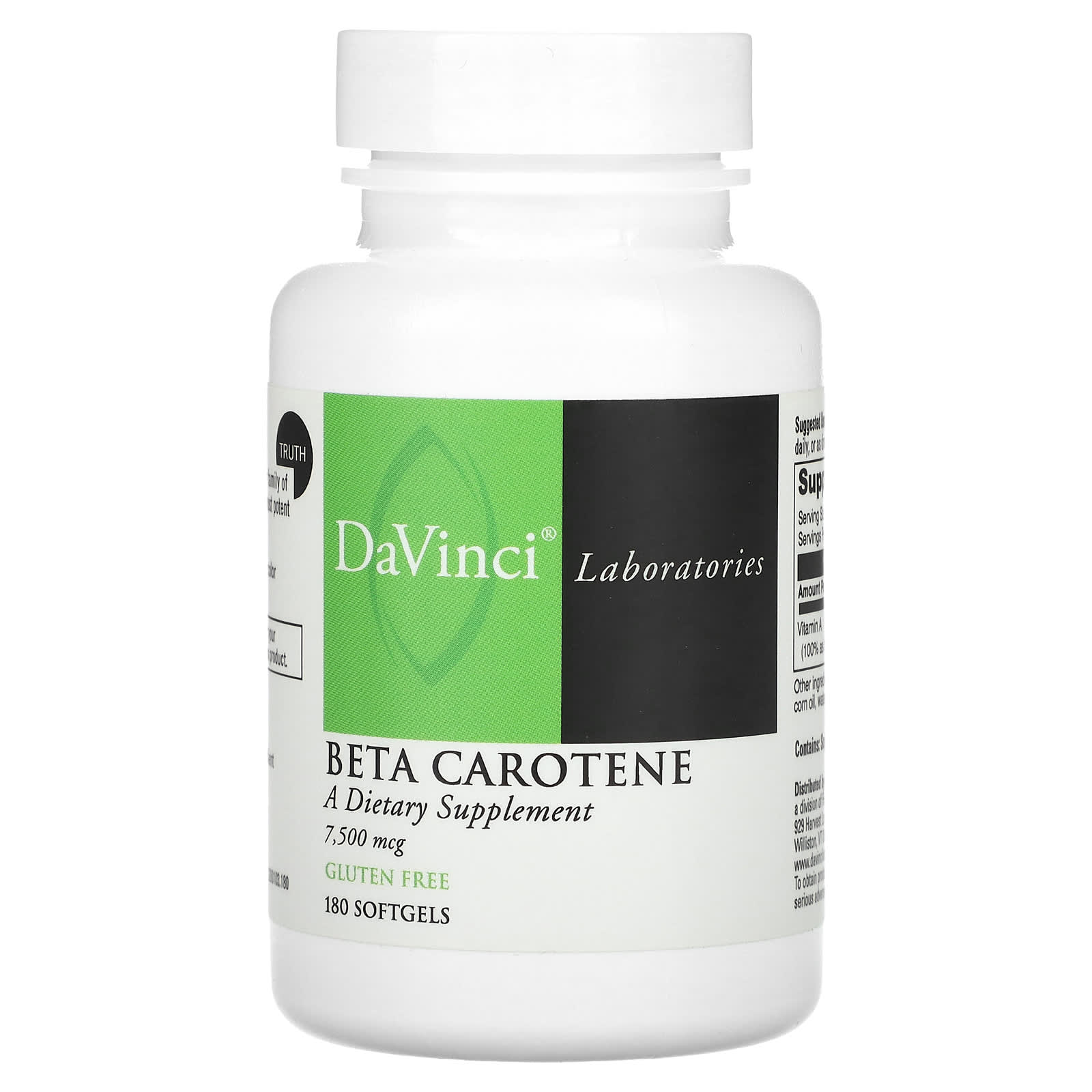 

Beta-Carotene, 7,500Mcg, 180 Softgels
