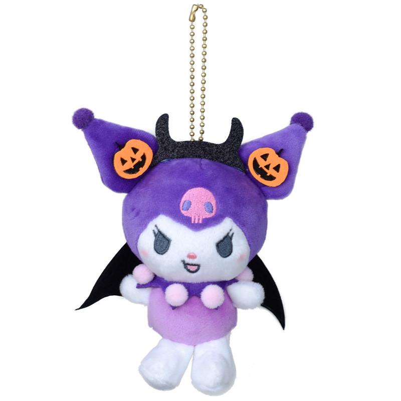 Плюшевый брелок Sanrio Kuromi на Хэллоуин с мягким коротким ворсом для коллекционеров и в подарок Little Devil Kuromi