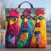 Chick Print Tote Bag 600D Oxford Cloth Shoulder Daily Use