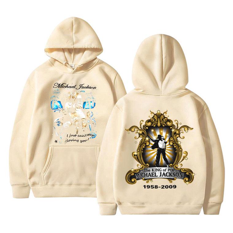 The King Of Pop Michajackson Graphic Hoodie Men Women  Vintage Gothic Rock Sweatshirt Male Punk Oversized Tracksuit Hoodies