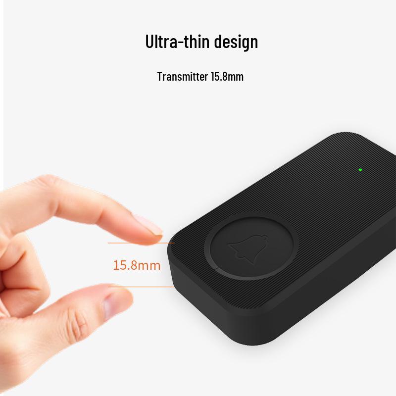 Ultra-Long Range Wireless Doorbell with Mobile Phone Control, High Volume, 300m Range, One-to-Many Functionality for Villas