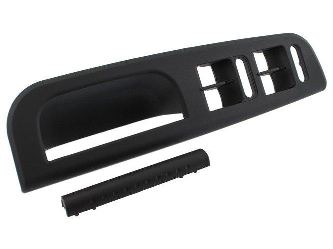 VW Golf IV 97-03 Door Handle Black Front Left 4-Window & Cover Cap
