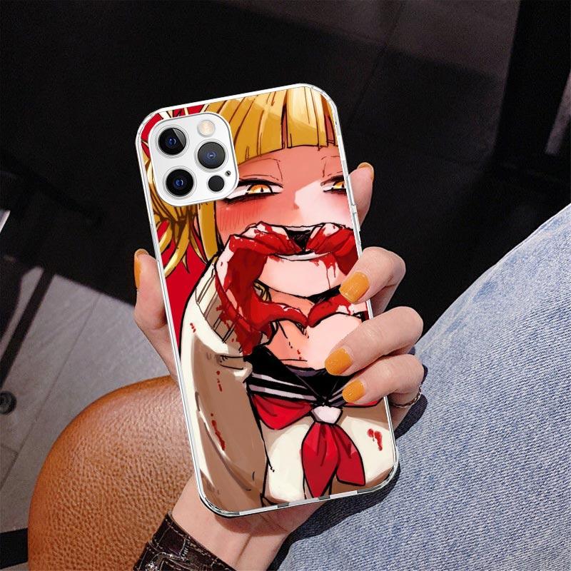 Himiko Toga Waifu Anime Phnoe Case for Iphone 17 Air 16 11 12 13 Mini 14 Plus 15 Pro Max 7 8E SE 2020 16ProMax Phone Cover Coque