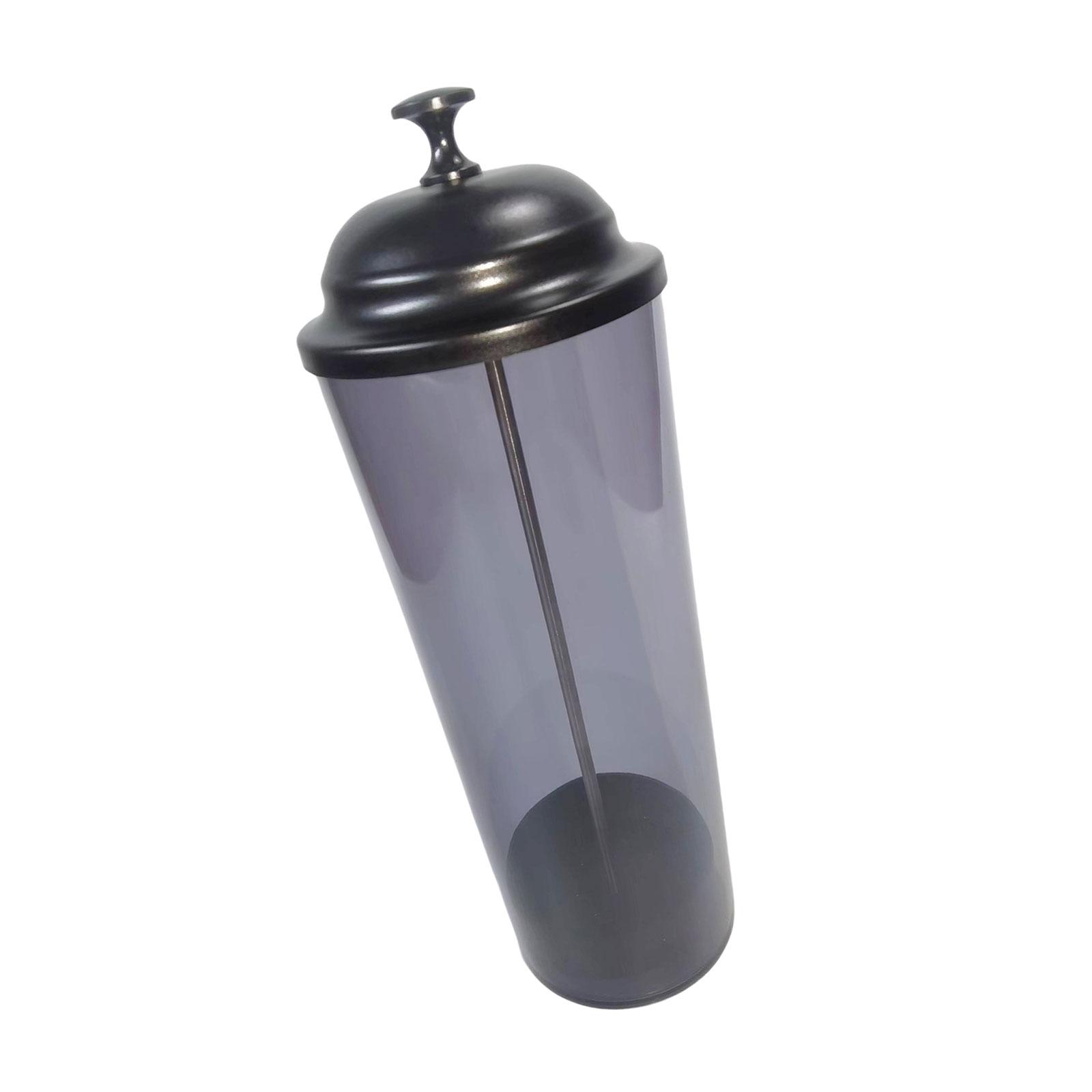 

Пластиковый диспенсер для питьевых соломинок с крышкой для удобного хранения Практичный прозрачный контейнер для соломинок Кухонные аксессуары