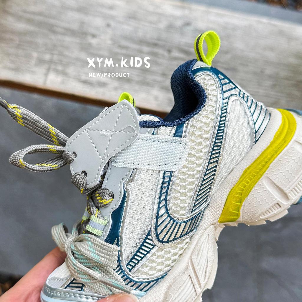 Spring 2026 Kids' Fashion Trend: Double Lace-up Breathable Lightweight Dad Shoes
