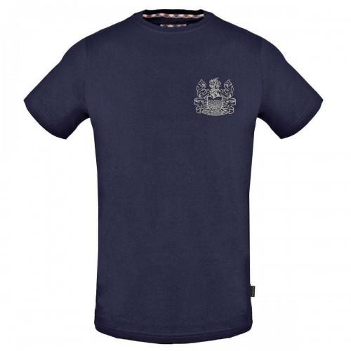 Aquascutum Mens Aldis Stitched Logo T-Shirt
